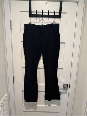 New Pilcro Black Corduroy Flared Pants